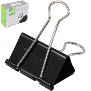 Foldback Clip 51mm Black - Pack 10