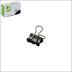 Foldback Clip 16mm Black - Pack 10