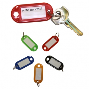 Key Hangers Assorted Colours - Pack 5 