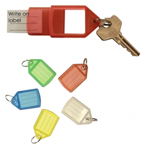 Sliding Key Fob Medium Assorted - Pack 5