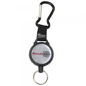 Securikey Karabiner Key Reel with Kevlar Cord - Pack Each