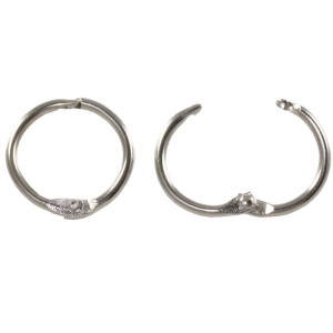 Binding Rings 19mm Silver - Pack 10