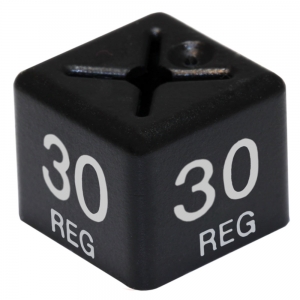 Coat Hanger Size Cubes Menswear Jacket Size 30 REGULAR BLACK - Pack 50