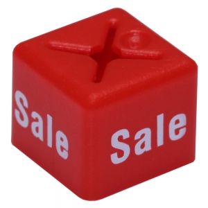 Coat Hanger Size Cubes Unisex SALE RED - Pack 50