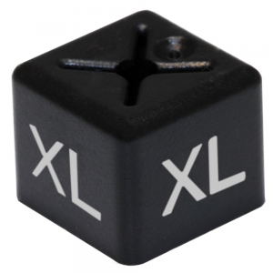 Coat Hanger Size Cubes Unisex Size XL BLACK - Pack 50