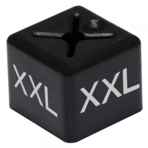 Coat Hanger Size Cubes Unisex Size XXL BLACK - Pack 50