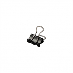 Foldback Clip 16mm Black - Pack Each