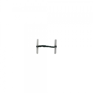 Treasury Tag Green Plastic End 25mm - Pack 100